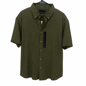 NWT Banana Republic button down mens short sleeved collared shirt size xxl